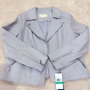 NEW Michael Kors leather, biker jacket!